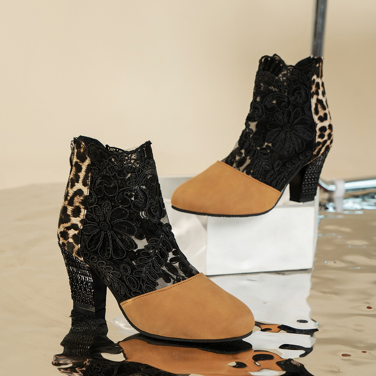 Sexy Women's Mesh Breathable S - Embroidery Design ulasan dan harga