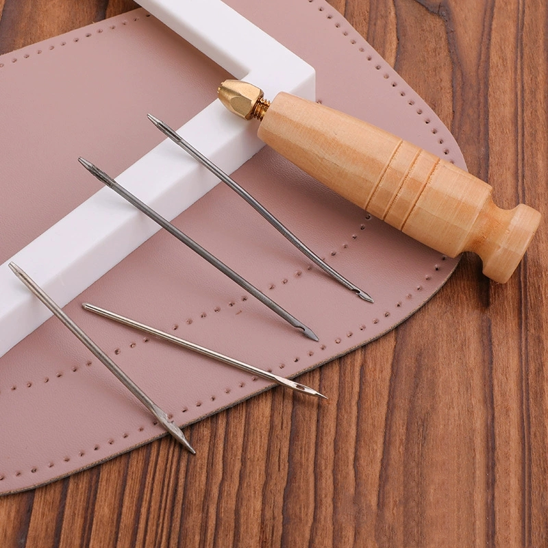 1set Leather Sewing Awl Set Re - Punch Needle Handle ulasan dan harga