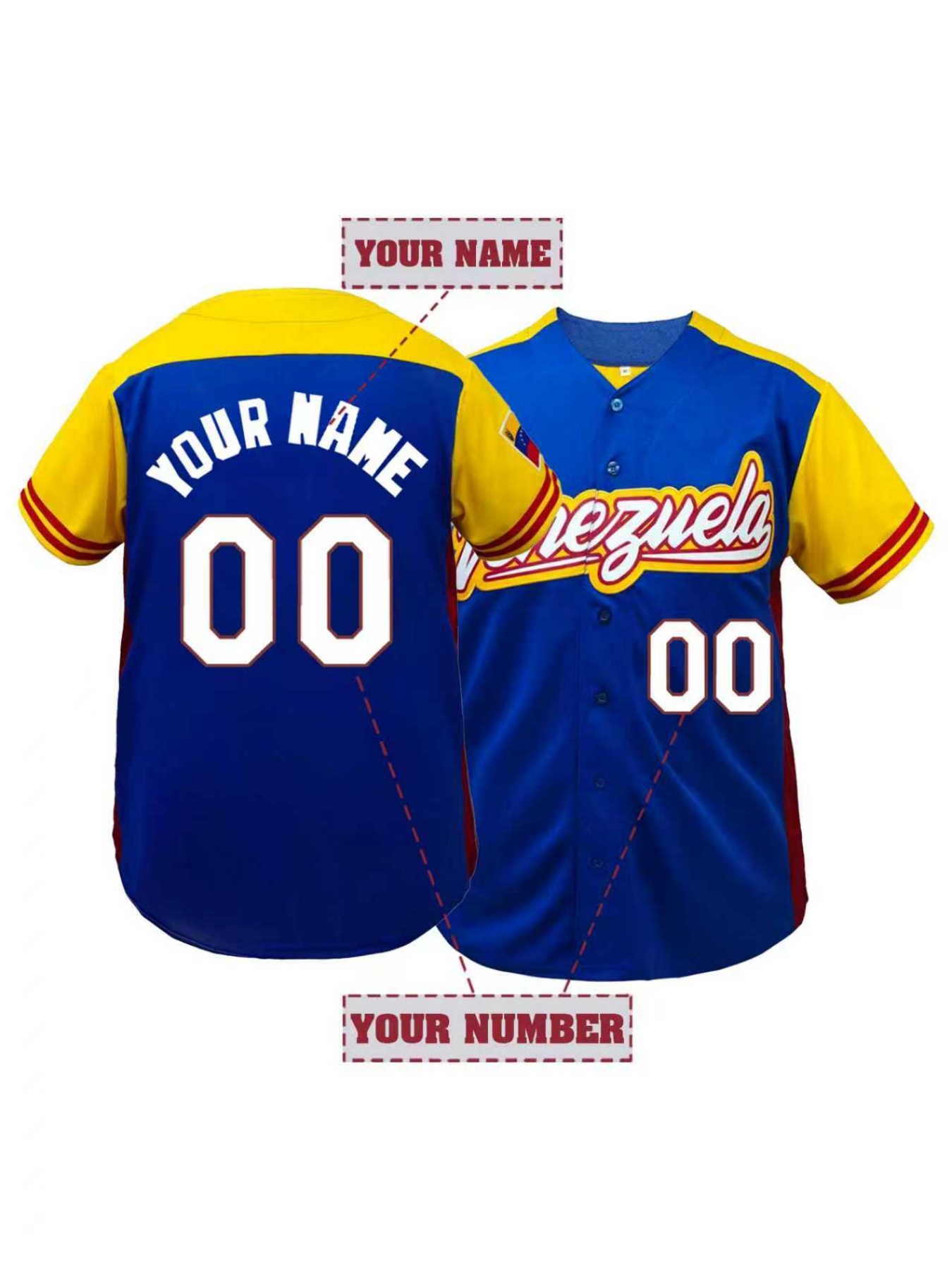 Men's Personalized Baseball Je - Embroidery Jersey ulasan dan harga