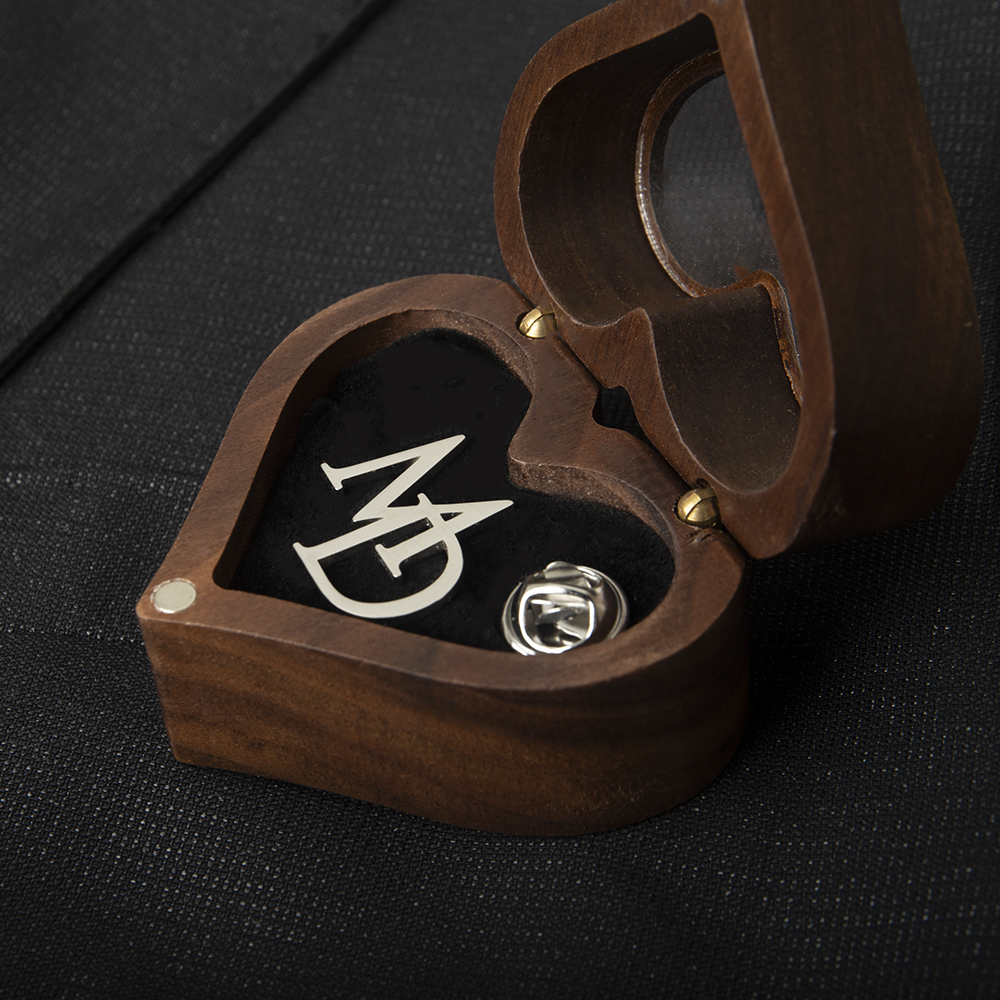 Tangula Custom Initials Brooch - Embroidery Name ulasan dan harga