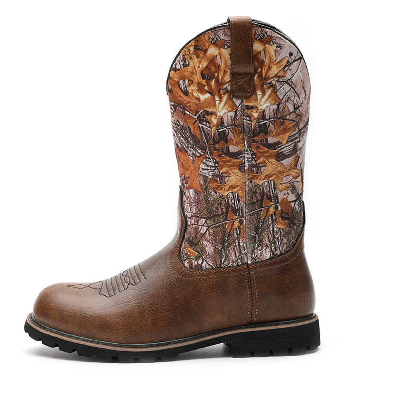 Men's Boots Classic Handmade E - Embroidery Fabric ulasan dan harga