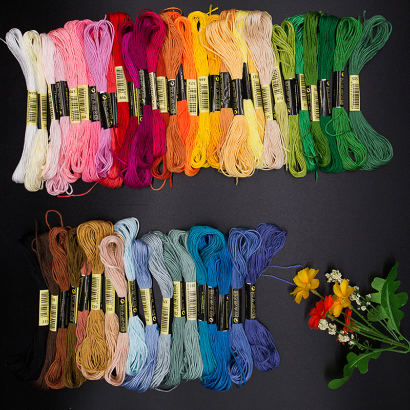 C 24/100/50 Multicolor Cross   - Embroidery Floss ulasan dan harga