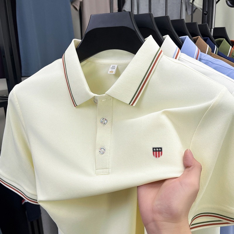 Ice Silk Men's Quick-dry Polo  - Embroidery Premium ulasan dan harga