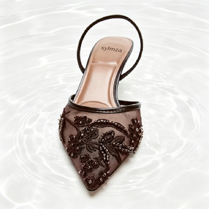 Elegant Mesh Embroidery High H - Embroidery Beads ulasan dan harga