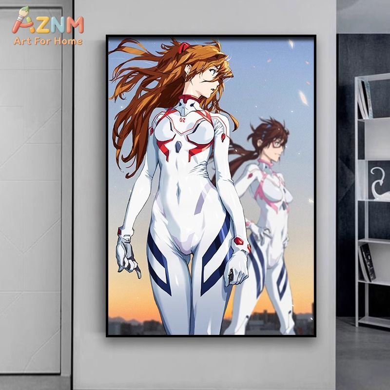 AZNM Neon Genesis Evangelion A - Embroidery Wall Art ulasan dan harga