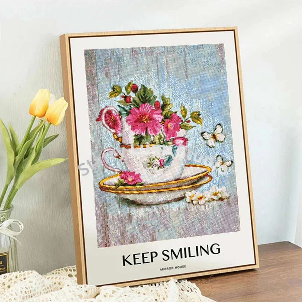 5D Diamond Painting Book Coffe - Embroidery Wall Art ulasan dan harga