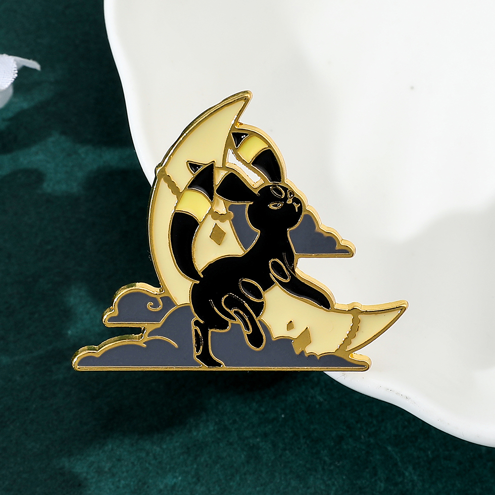 Anime Eeveelution Eevee Enamel - Embroidery Illustration ulasan dan harga