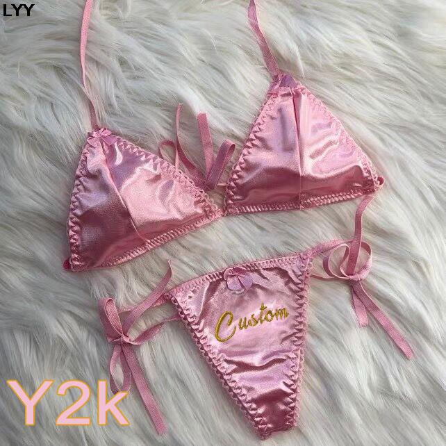 Custom Name Thongs Triangle Br - Embroidery Name ulasan dan harga