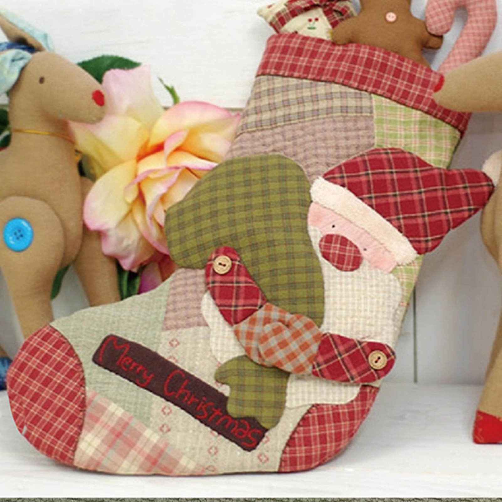 DIY Xmas Stocking Patchworks S - Embroidery Xmas Stocking ulasan dan harga
