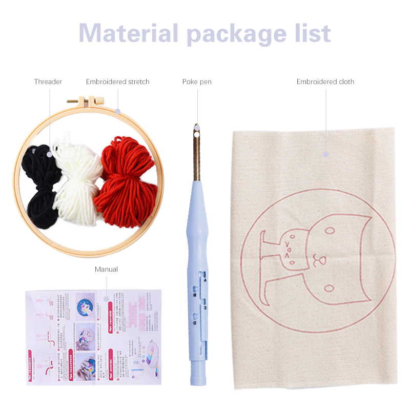 DIY Punch Needle Embroidery Ki - Punch Needle Handle ulasan dan harga