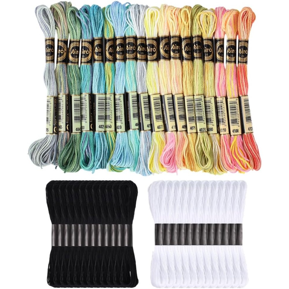 42 Skeins Polyester Embroidery - Embroidery Floss ulasan dan harga