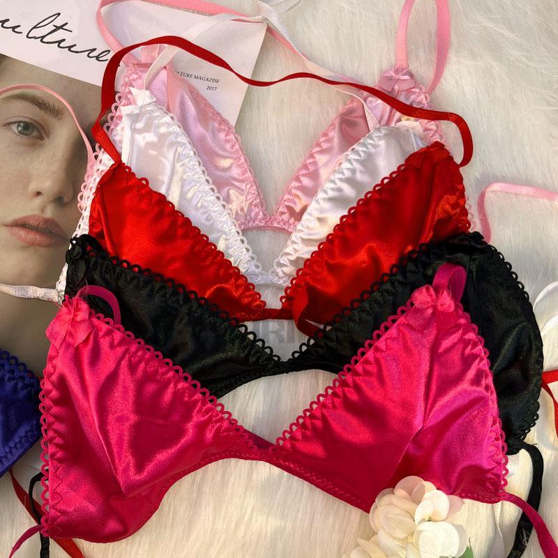 Custom Thongs Bra Sets Bikini  - Embroidery Name ulasan dan harga