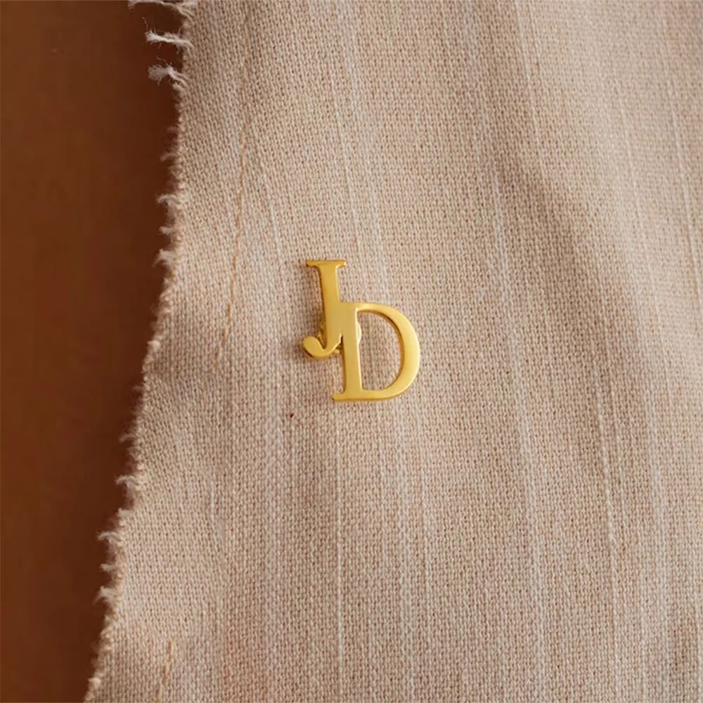 Custom Initial Brooches for Wo - Embroidery Name ulasan dan harga