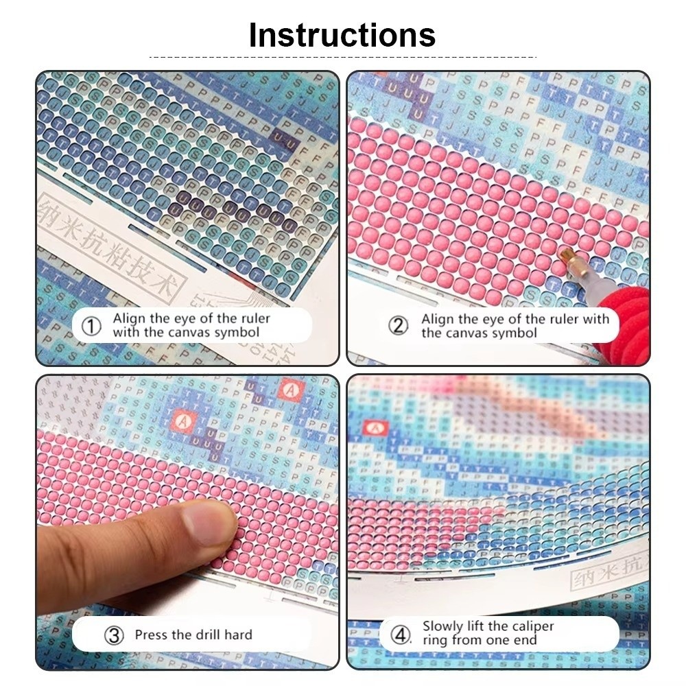 Stainless Steel DIY Diamond Pa - Embroidery Kit Starter ulasan dan harga