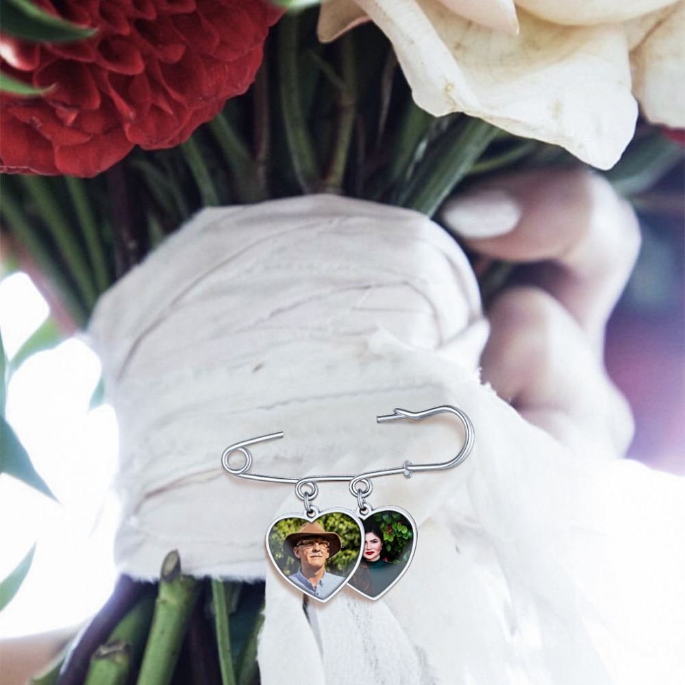 U7 Custom Wedding Bouquet Phot - Embroidery Illustration ulasan dan harga